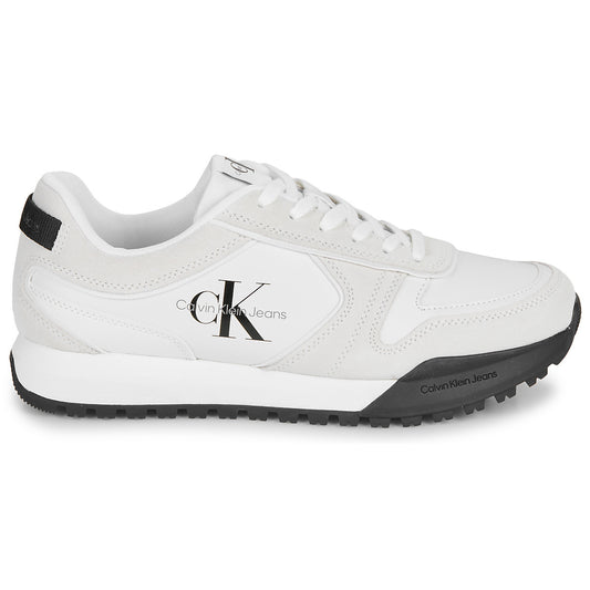 Sneakers Uomo Calvin Klein Jeans  TOOTHY RUNNER IRREGULARLINES  Bianco