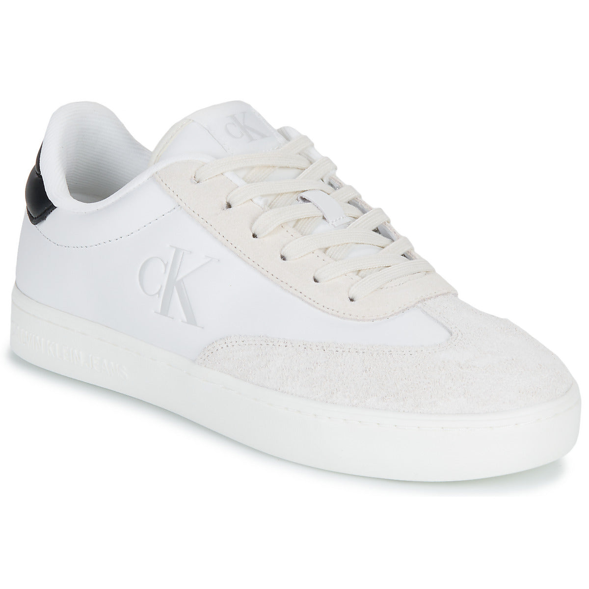 Sneakers Uomo Calvin Klein Jeans  CLASSIC CUPLOWLACEUP LTH FAD  Bianco