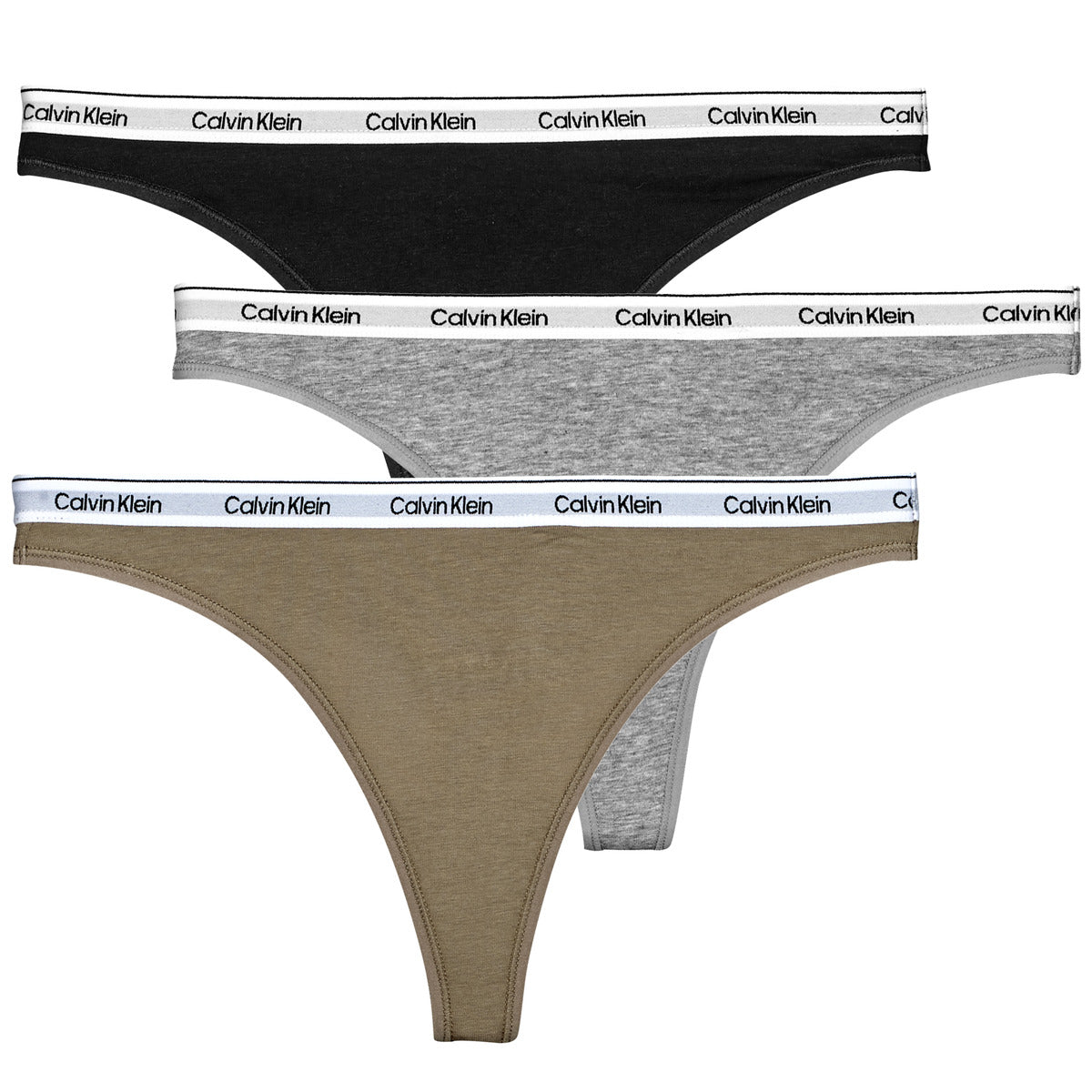 Perizoma Donna Calvin Klein Jeans THONG X3 Multicolore