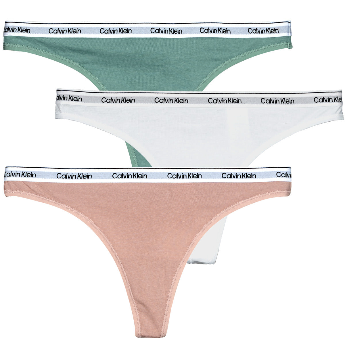 Perizoma Donna Calvin Klein Jeans THONG X3 Multicolore
