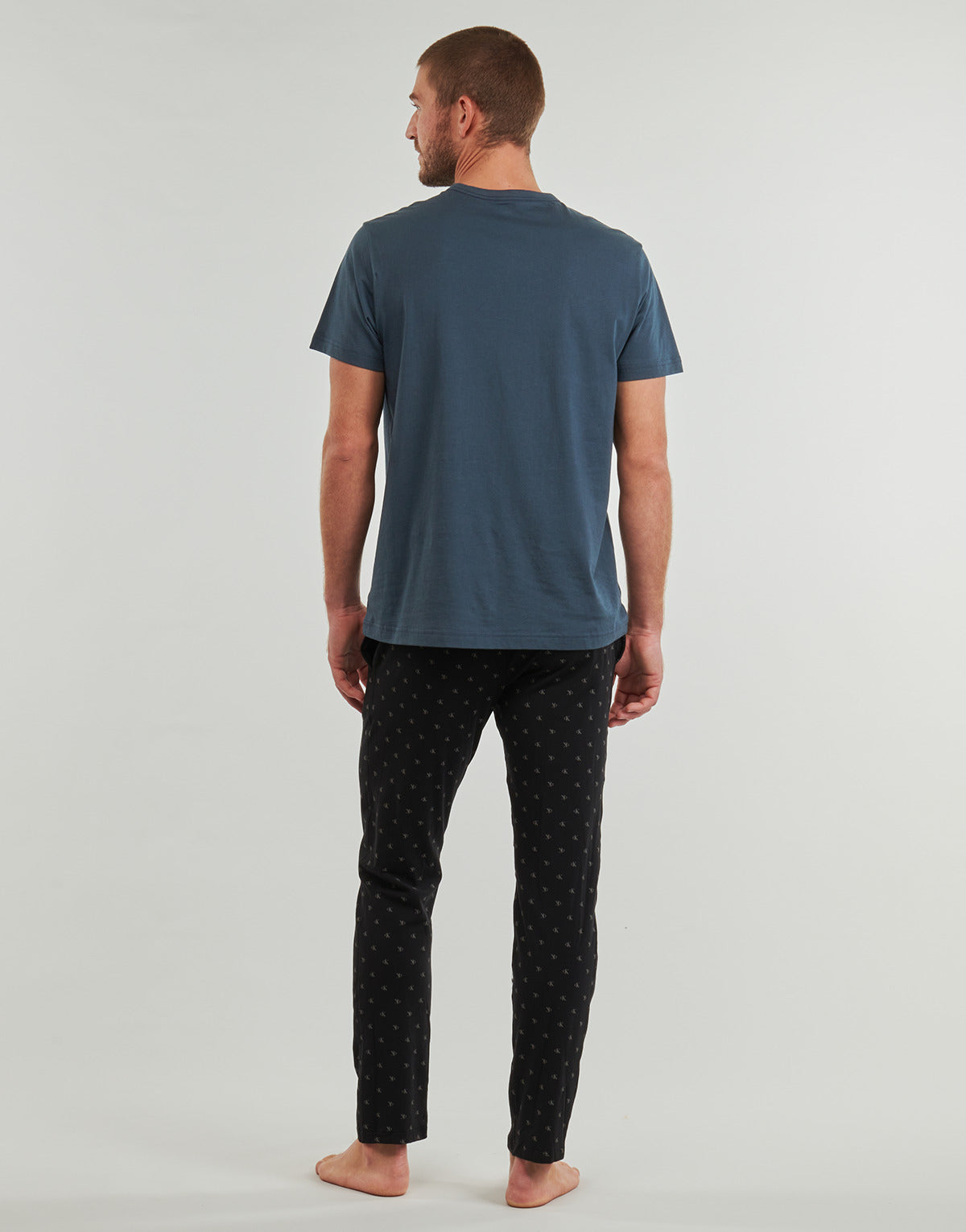 T-shirt Uomo Calvin Klein Jeans S/S CREW NECK Blu