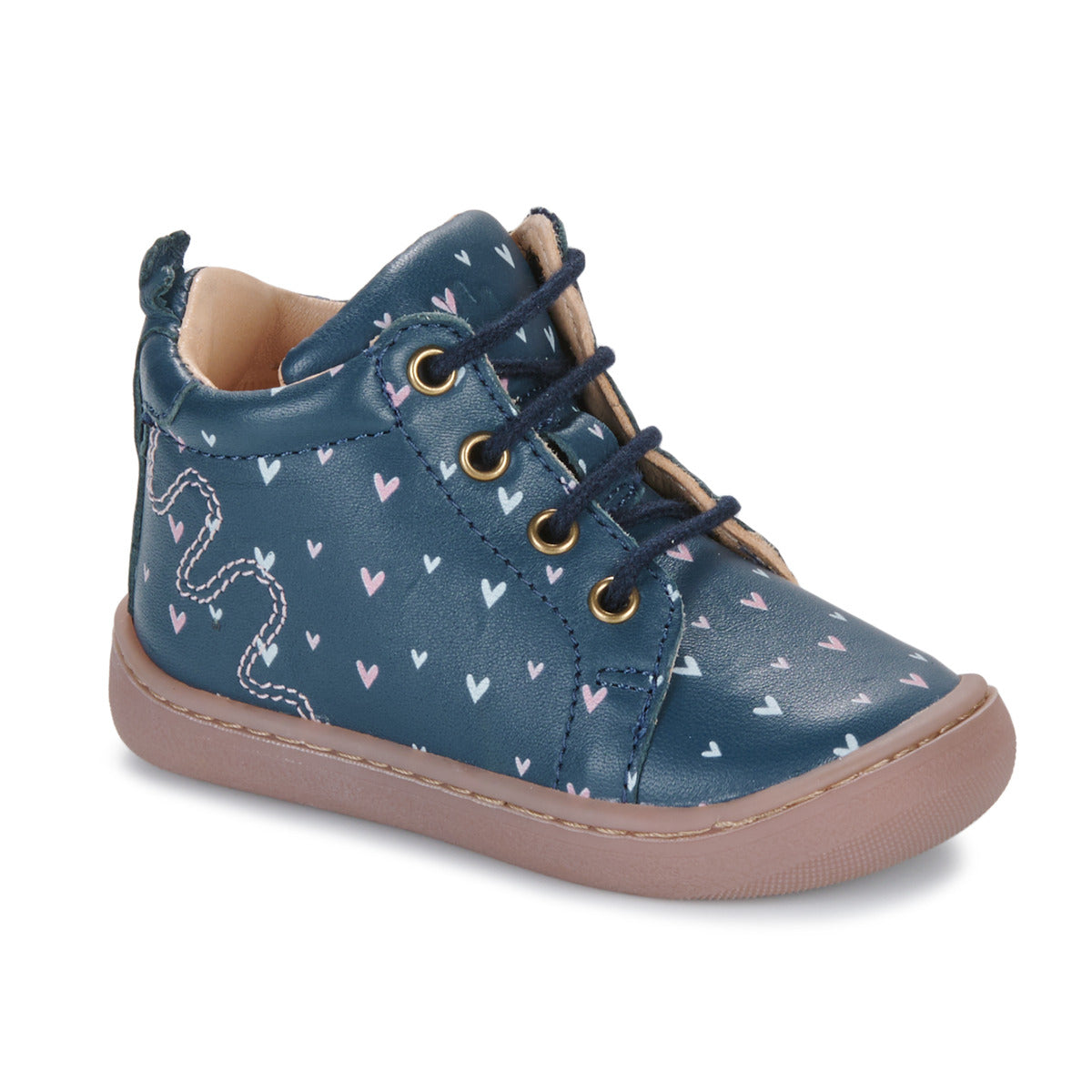 Scarpe bambini ragazza Easy Peasy  MY DEBOO LACET+  Blu