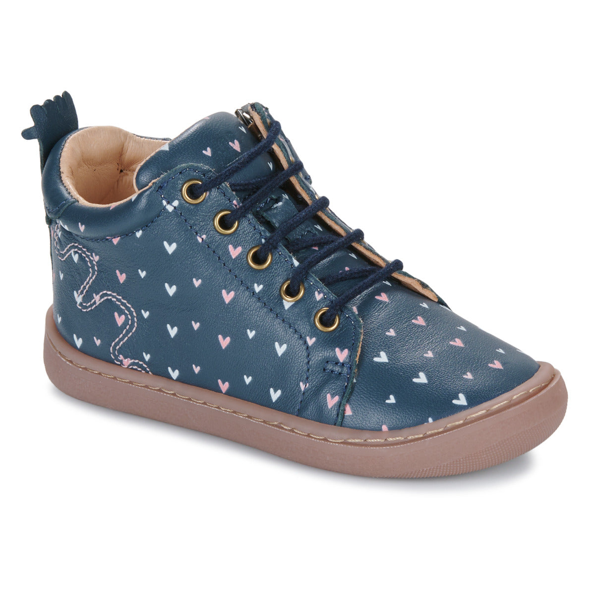 Scarpe bambini ragazza Easy Peasy  MY DEBOO LACET+  Blu