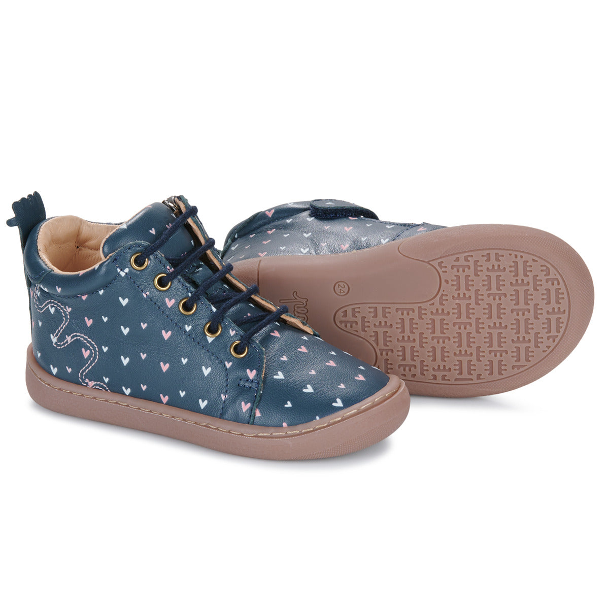 Scarpe bambini ragazza Easy Peasy  MY DEBOO LACET+  Blu