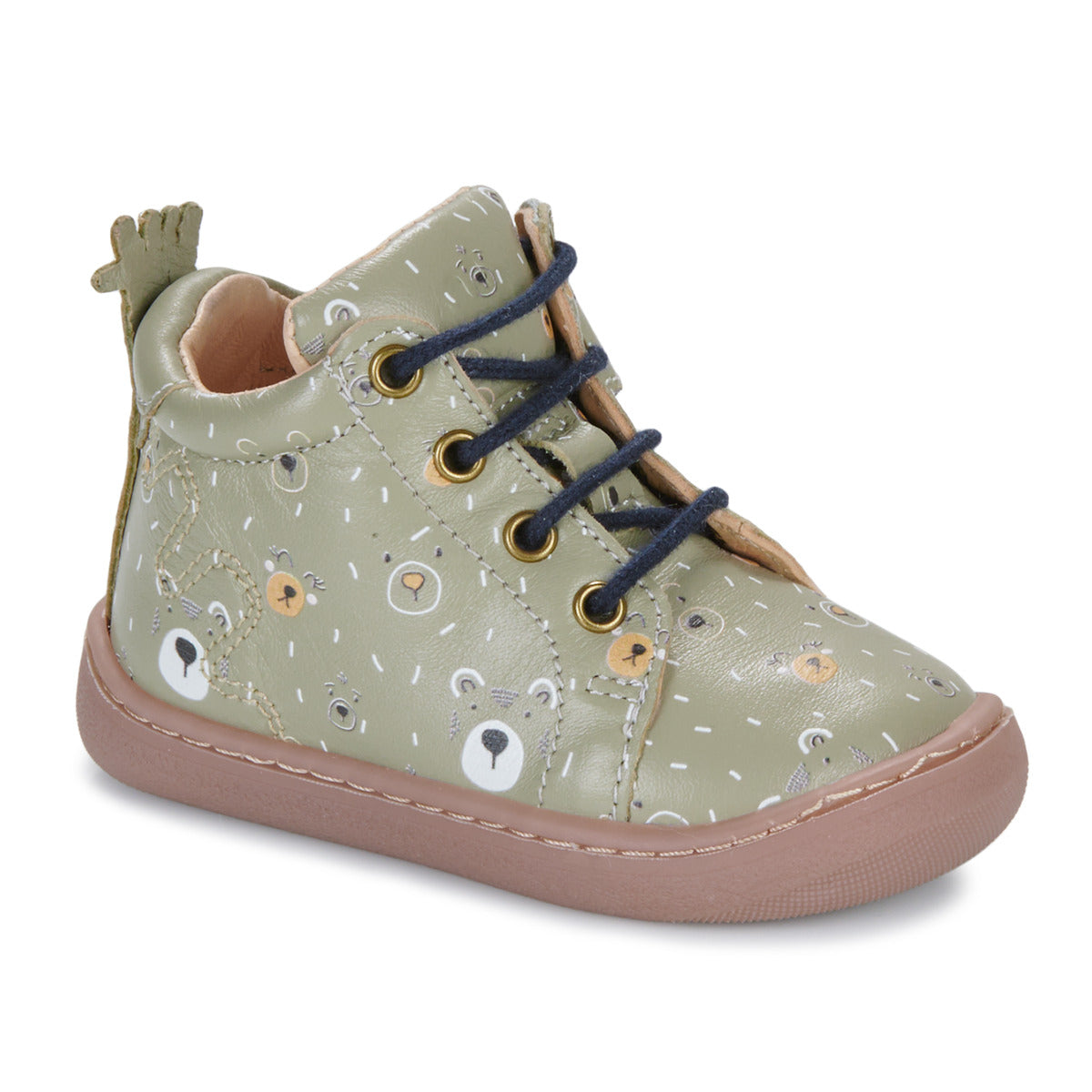 Scarpe bambini ragazzo Easy Peasy  MY DEBOO LACET+  Verde