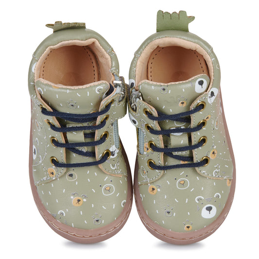 Scarpe bambini ragazzo Easy Peasy  MY DEBOO LACET+  Verde