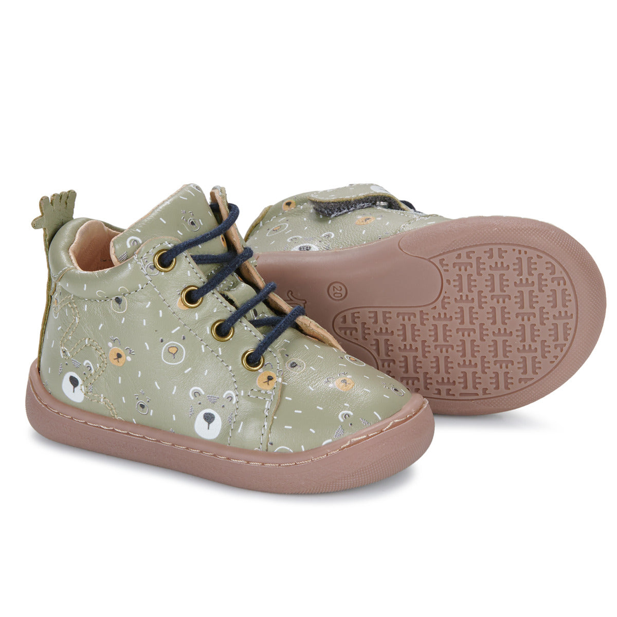 Scarpe bambini ragazzo Easy Peasy  MY DEBOO LACET+  Verde