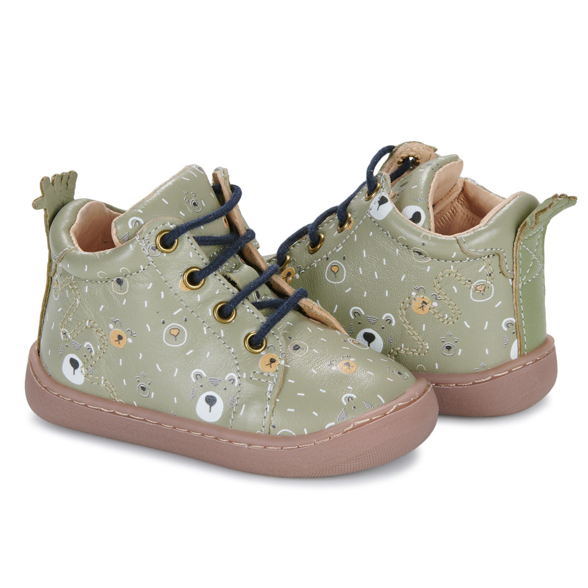 Scarpe bambini ragazzo Easy Peasy  MY DEBOO LACET+  Verde