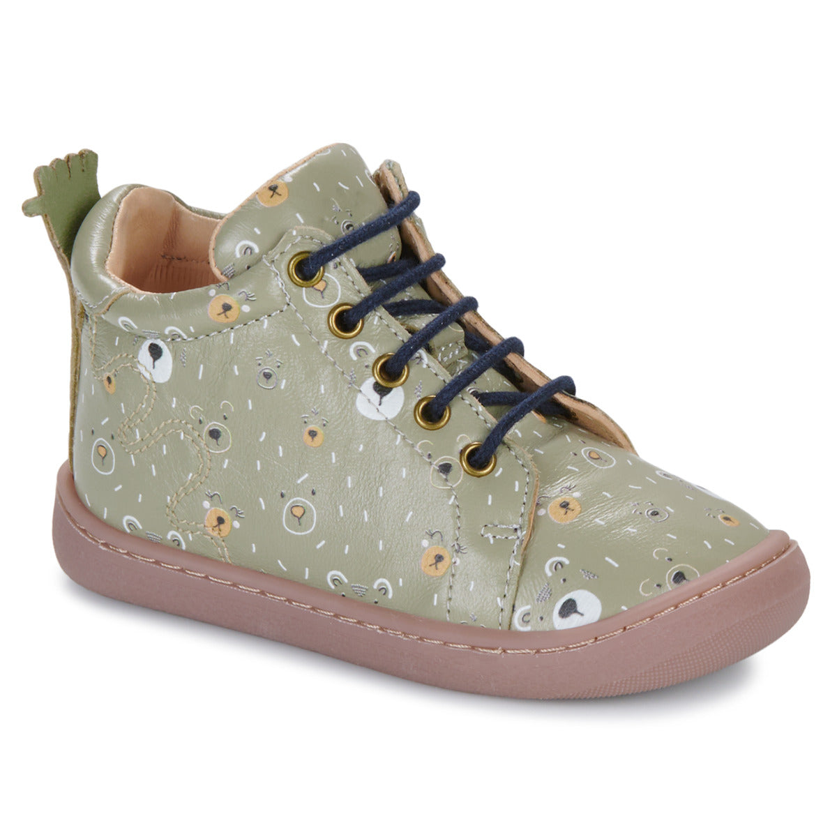 Scarpe bambini ragazzo Easy Peasy  MY DEBOO LACET+  Verde