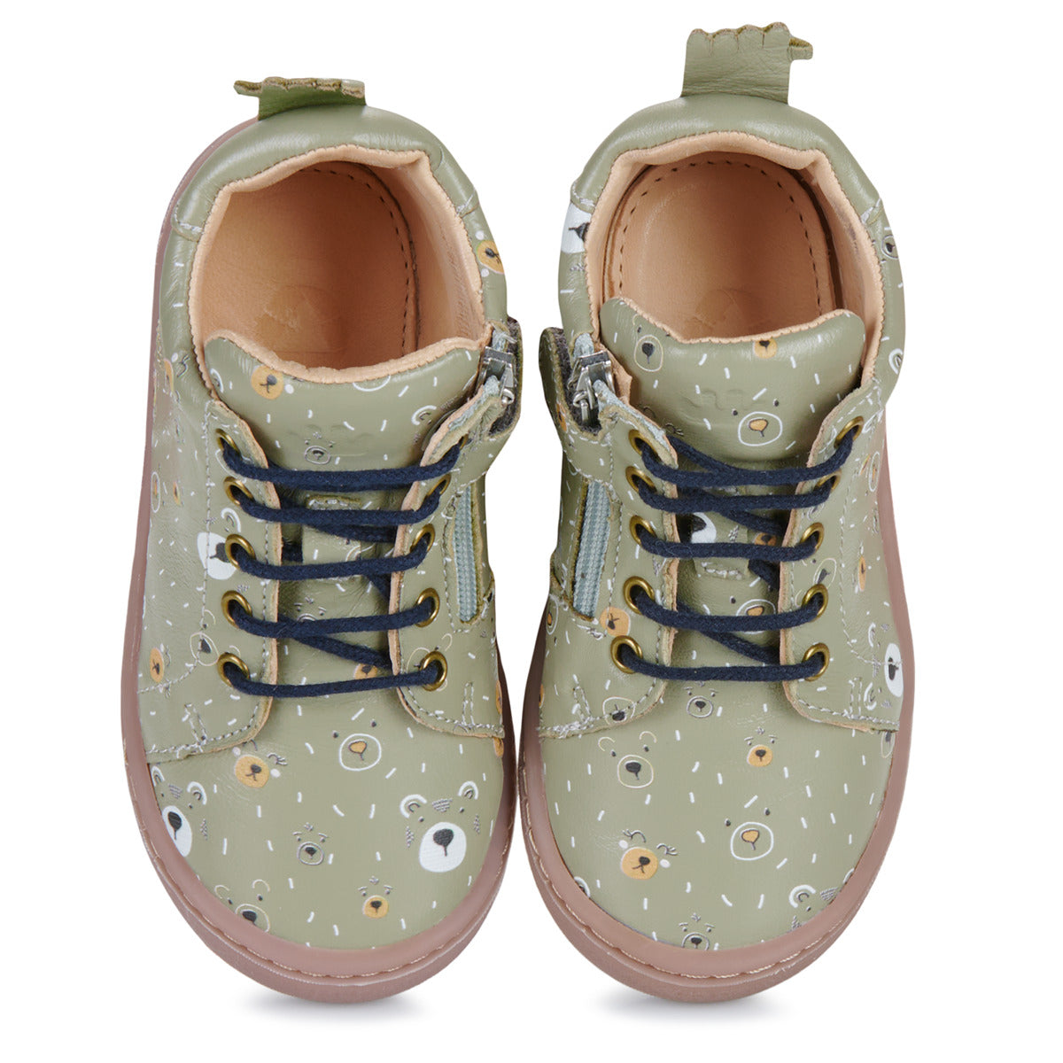 Scarpe bambini ragazzo Easy Peasy  MY DEBOO LACET+  Verde