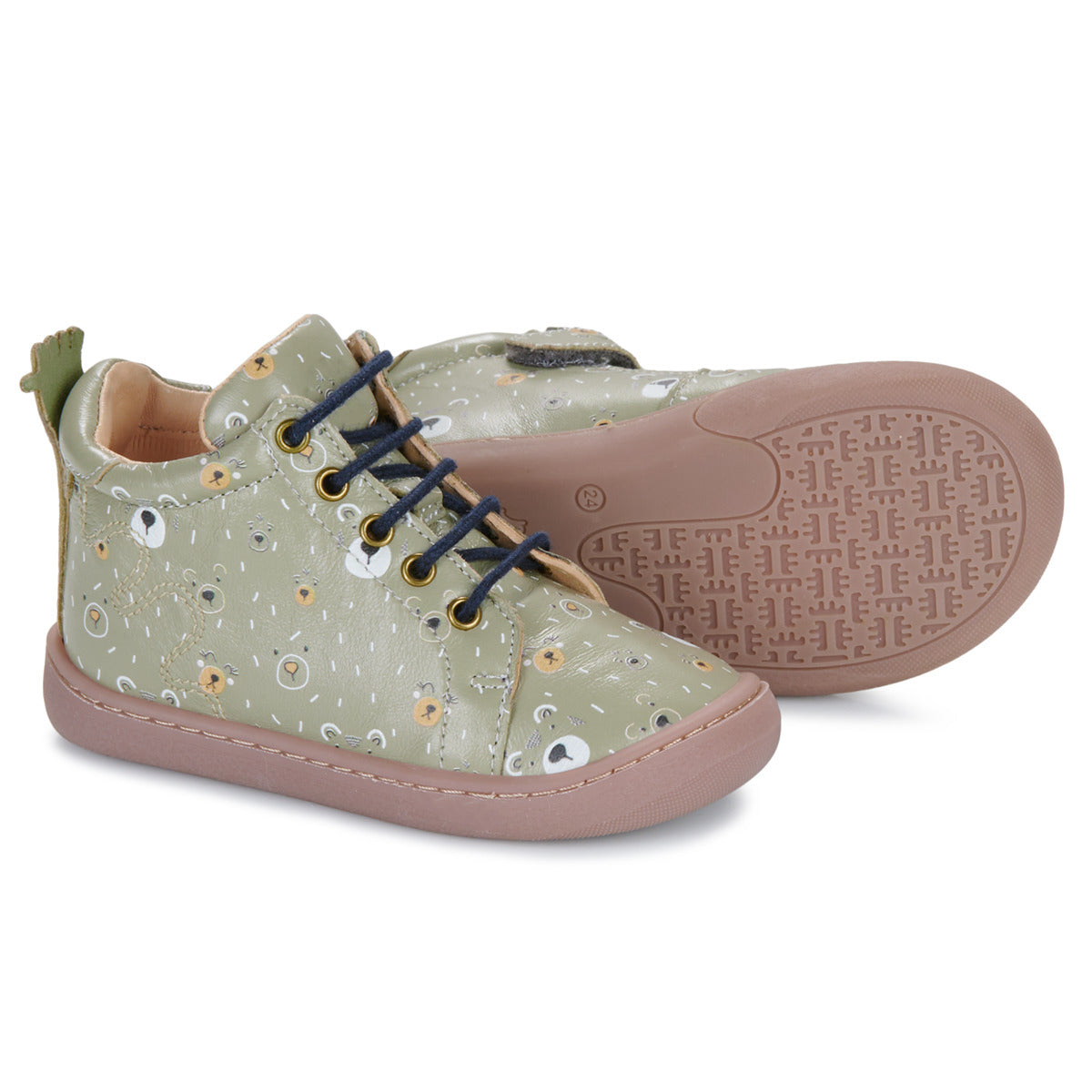 Scarpe bambini ragazzo Easy Peasy  MY DEBOO LACET+  Verde