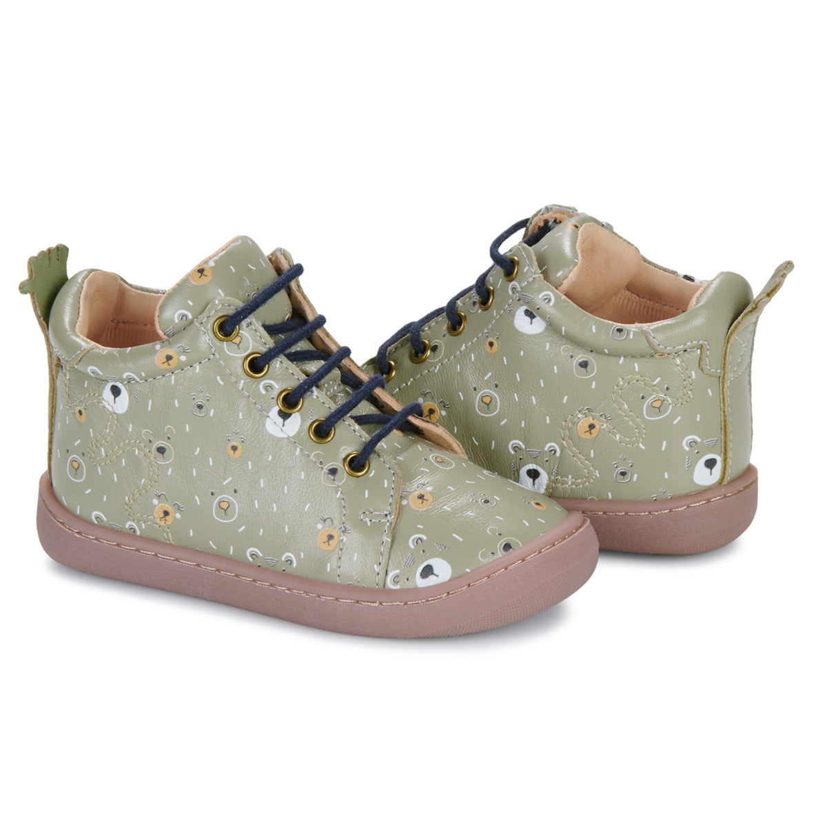 Scarpe bambini ragazzo Easy Peasy  MY DEBOO LACET+  Verde