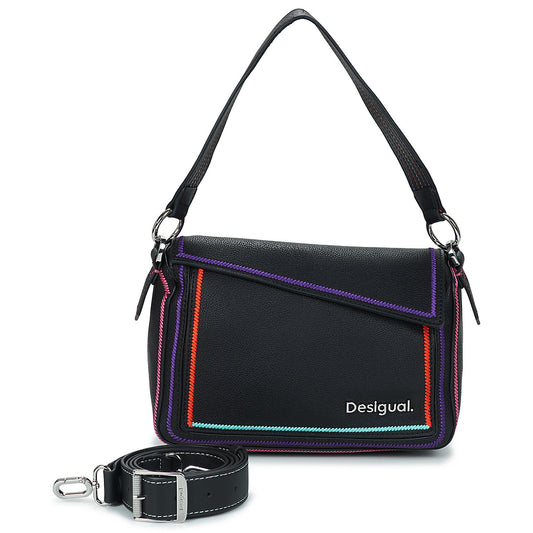 Borsa a spalla Donna Desigual  BAG CLEO PHUKET MINI NO FLAP  Nero