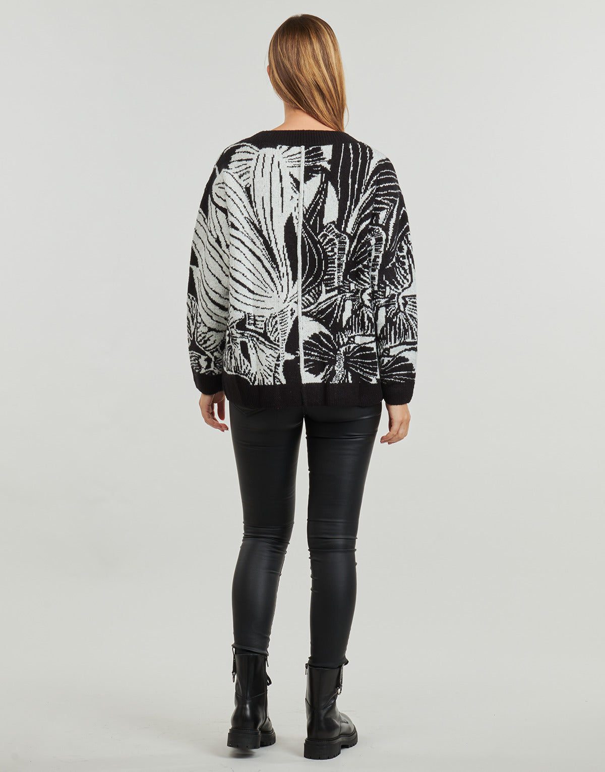 Gilet / Cardigan Donna Desigual JERS HALIFAX Nero