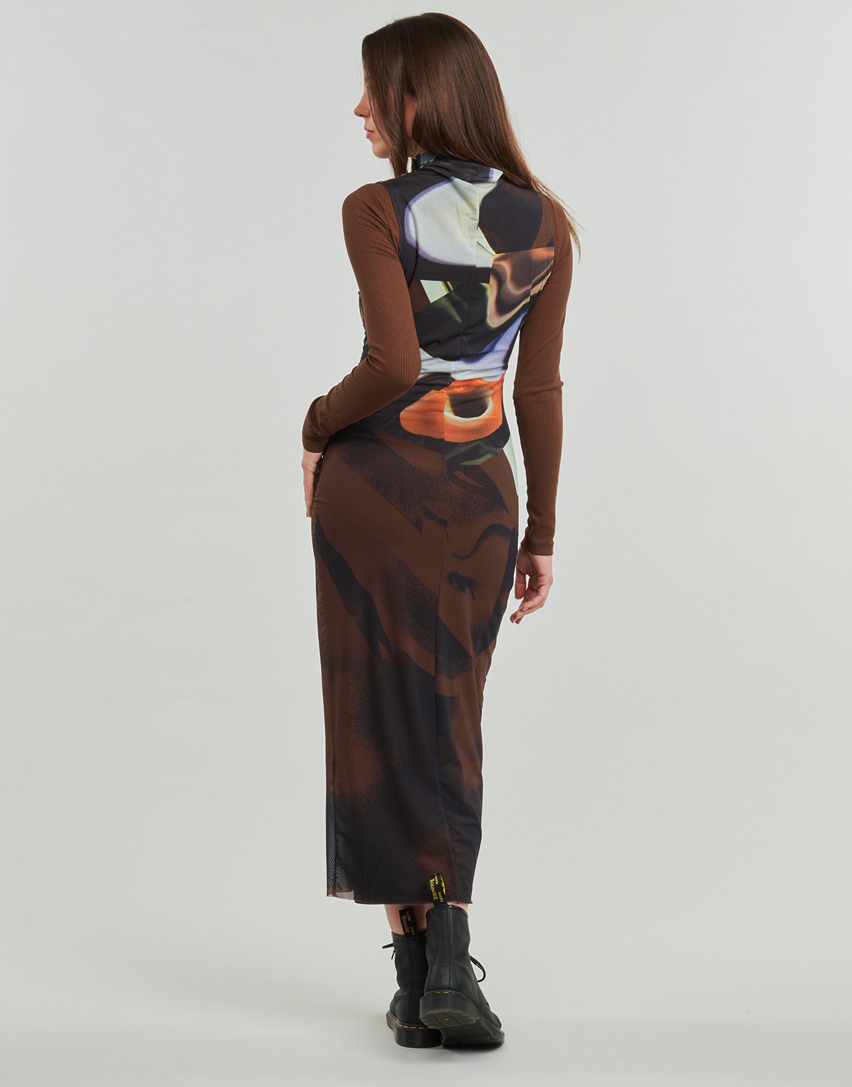 Abito lungo Donna Desigual VEST LINCOLN Nero