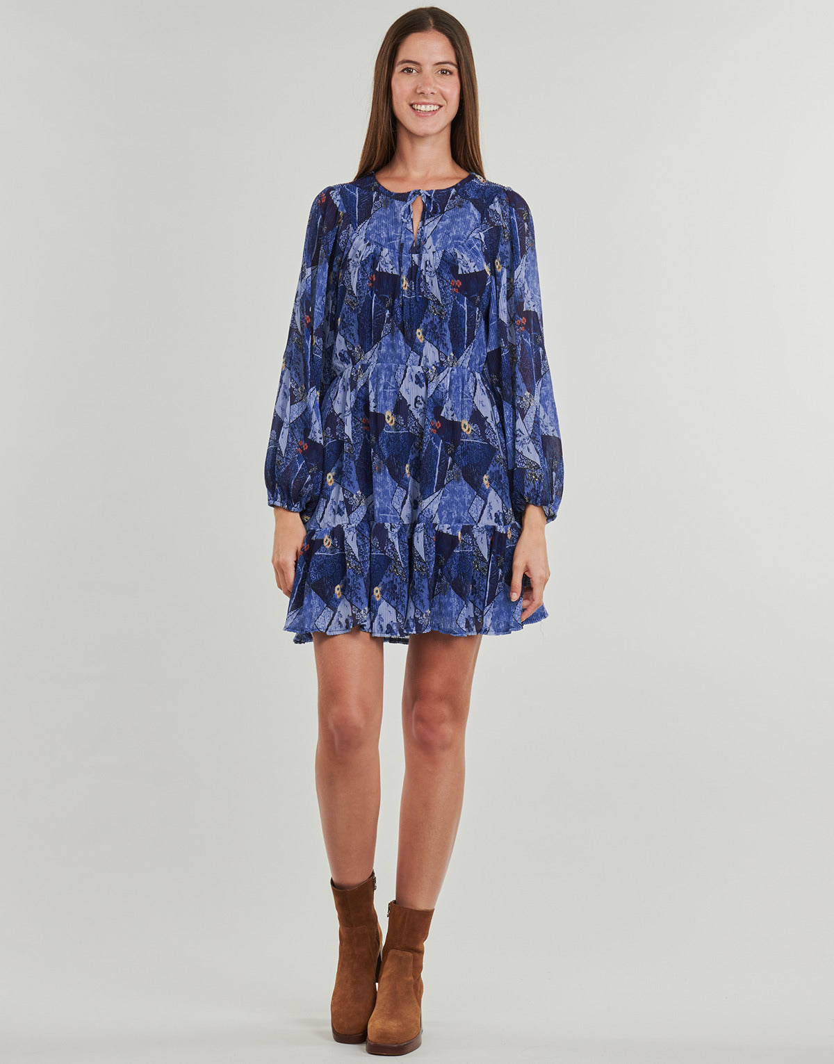 Abito lungo Donna Desigual VEST LUCA Blu