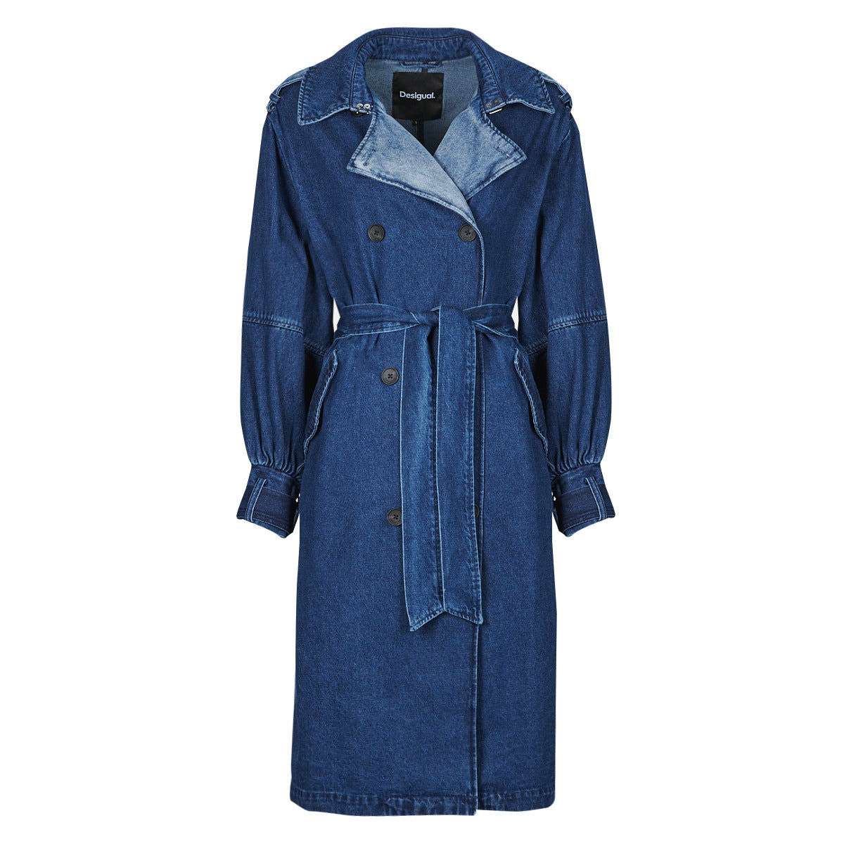Trench Donna Desigual CHAQ BERLIN Blu