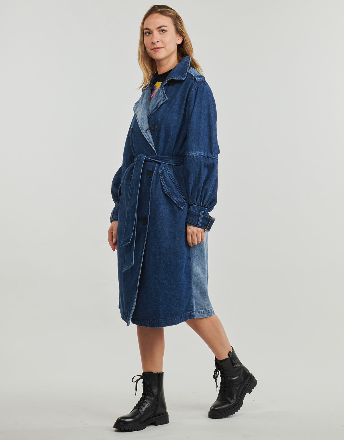 Trench Donna Desigual CHAQ BERLIN Blu