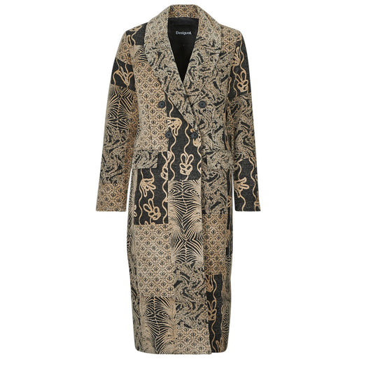 Mantella Donna Desigual  COAT NIZA  Beige