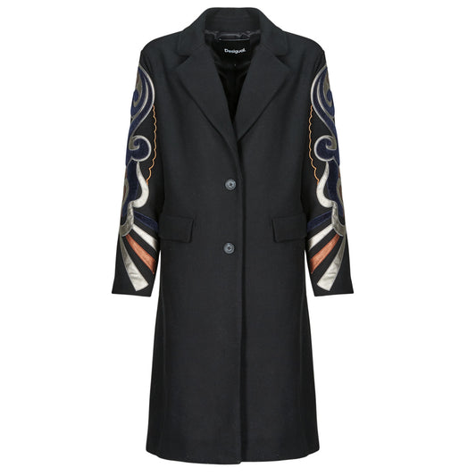 Mantella Donna Desigual  COAT CRACOVIA  Nero