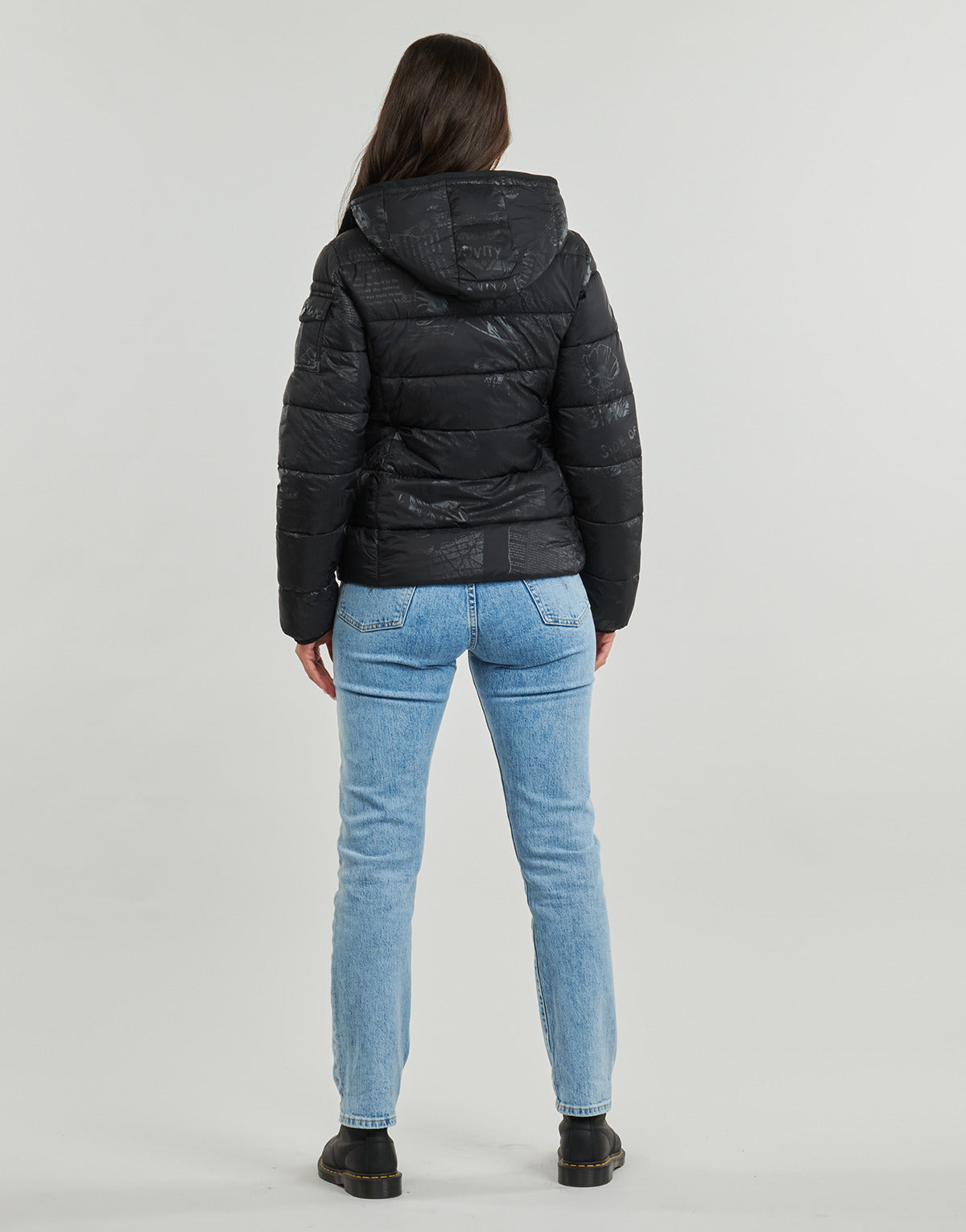 Piumino Donna Desigual PADDED DRAMMEN Nero