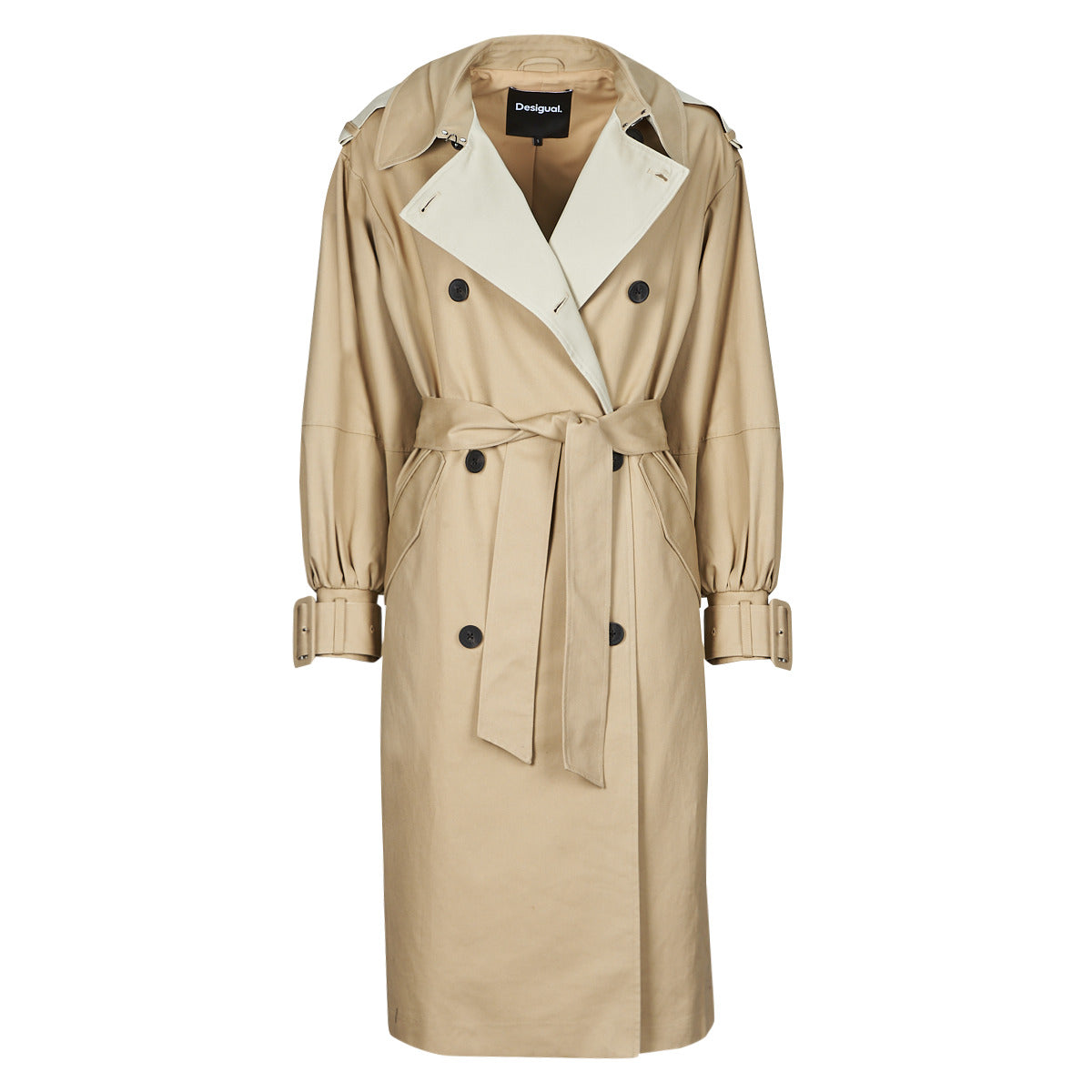 Trench Donna Desigual CHAQ COLONIA Beige