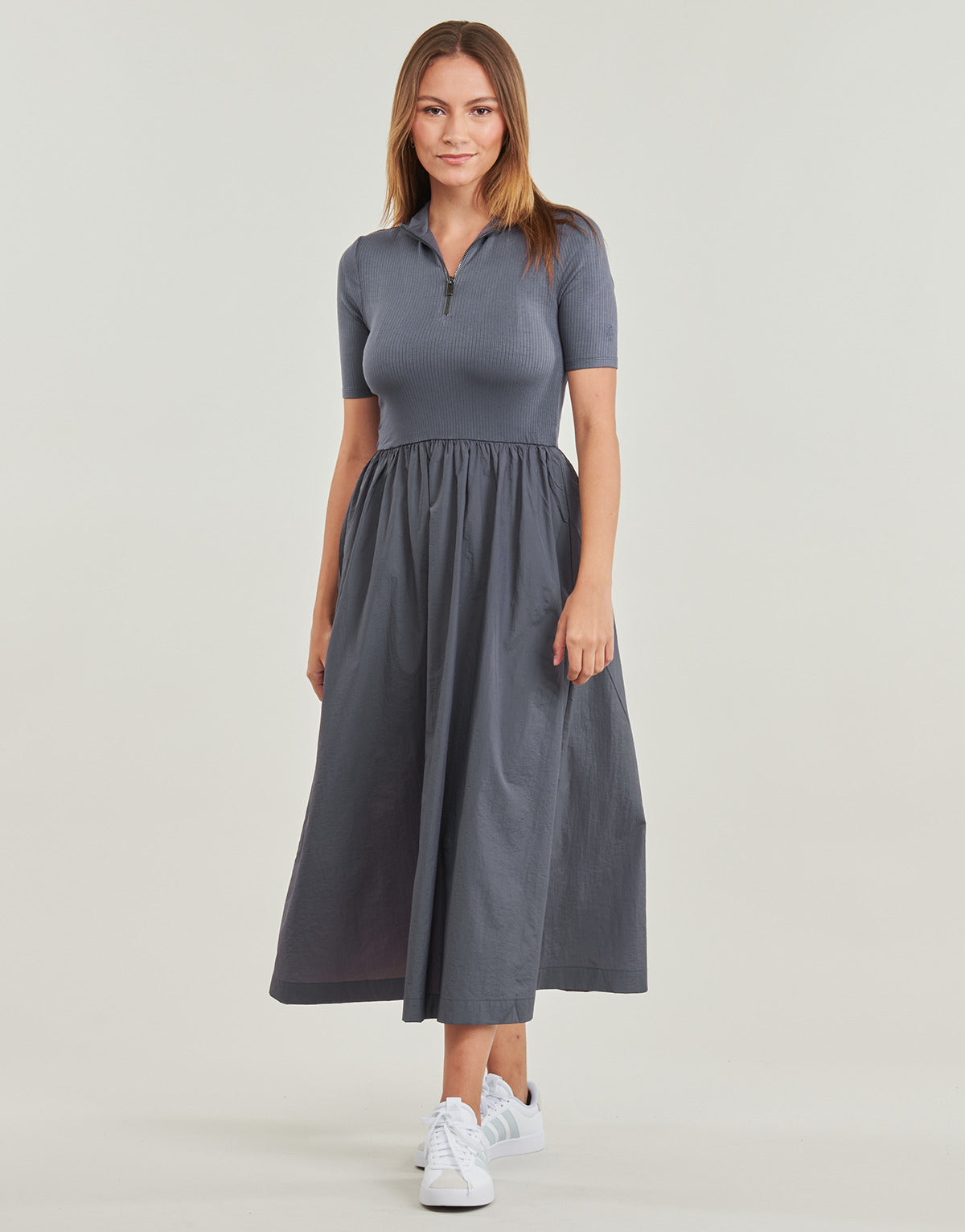 Abito lungo Donna Desigual VEST BOSTON Grigio