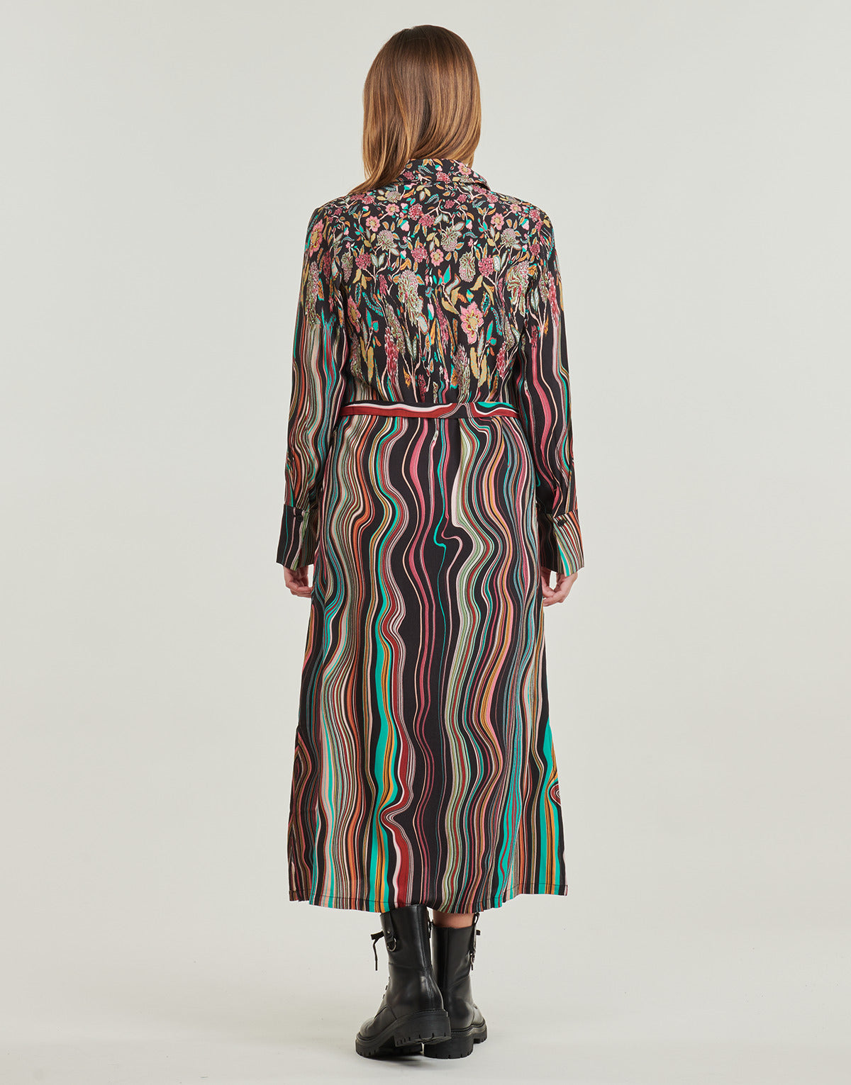 Abito lungo Donna Desigual VEST CHARLOTTE Multicolore