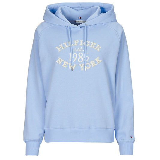 Felpa Donna Tommy Hilfiger MDRN REG SCRIPT SWEATSHIRT Blu