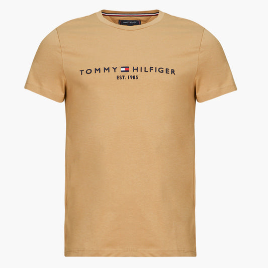 T-shirt Uomo Tommy Hilfiger LOGO TEE Beige