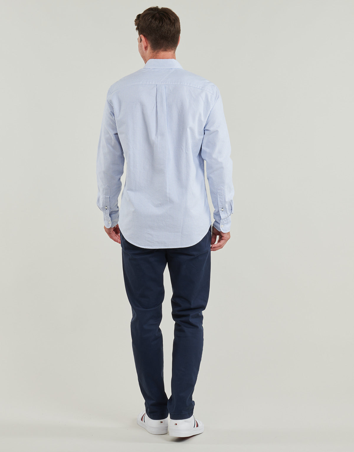 Camicia a maniche lunghe Uomo Tommy Hilfiger HERITAGE OXFORD STRIPE RF SHIRT Blu