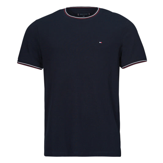 T-shirt Uomo Tommy Hilfiger RWB TIPPED COLLAR TEE Marine