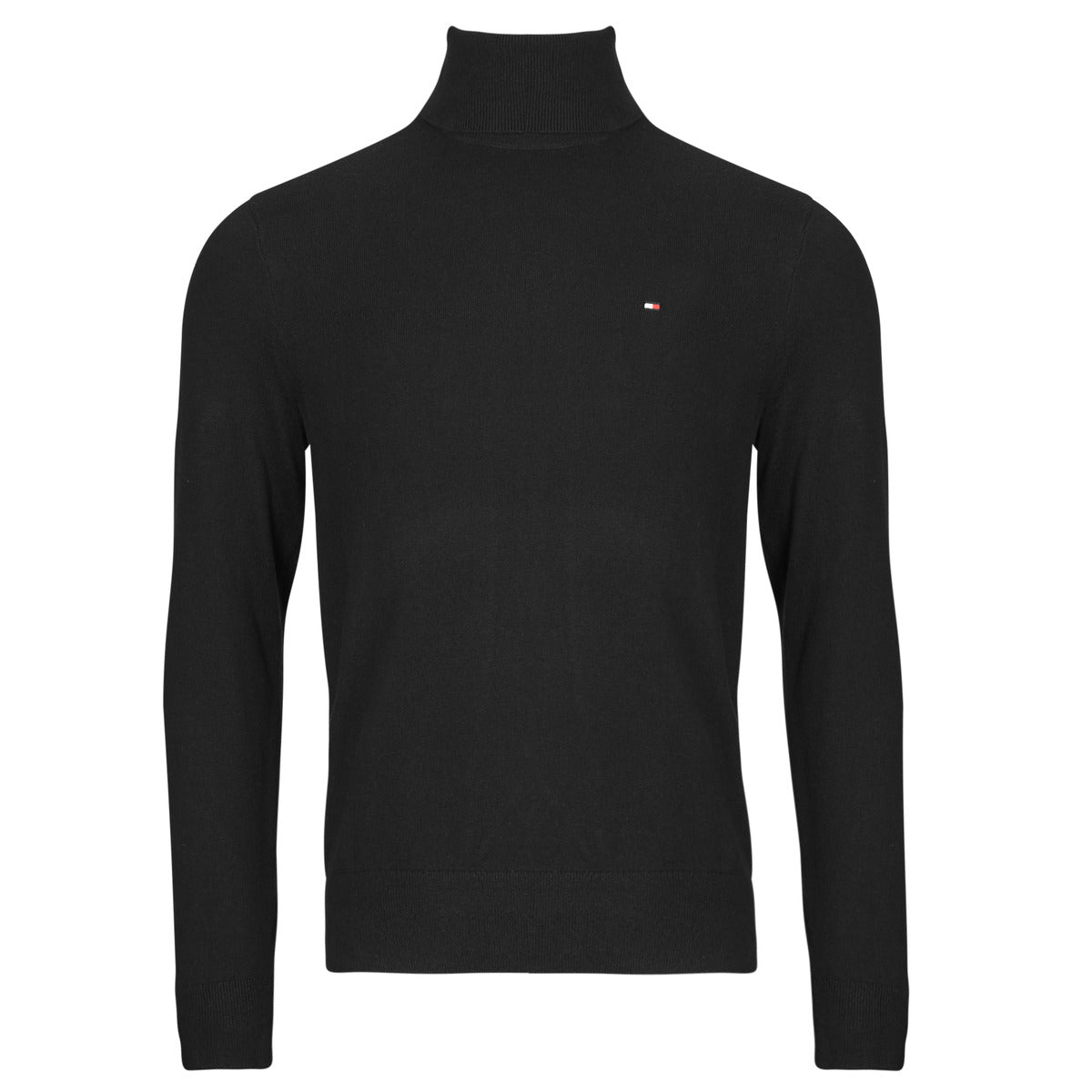Maglione Uomo Tommy Hilfiger PIMA ORG CTN CASHMERE ROLL NECK Nero