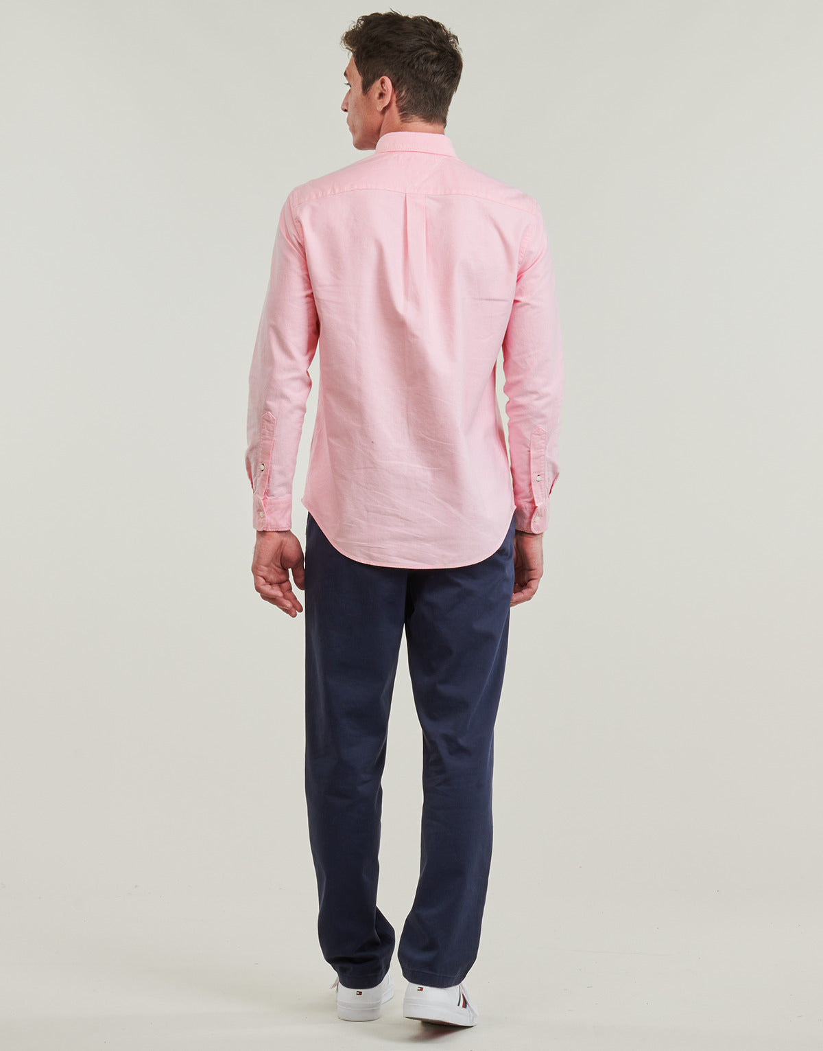 Camicia a maniche lunghe Uomo Tommy Hilfiger SOLID HERITAGE OXFORD RF SHIRT Rosa