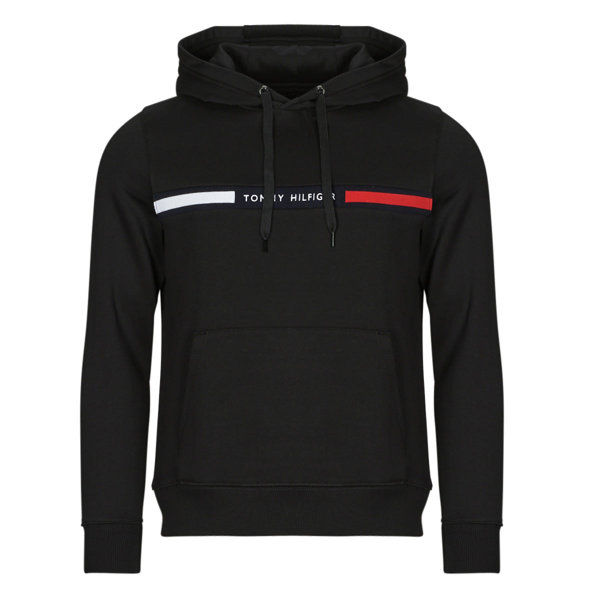 Felpa Uomo Tommy Hilfiger HILFIGER CHEST INSERT HOODY Marine