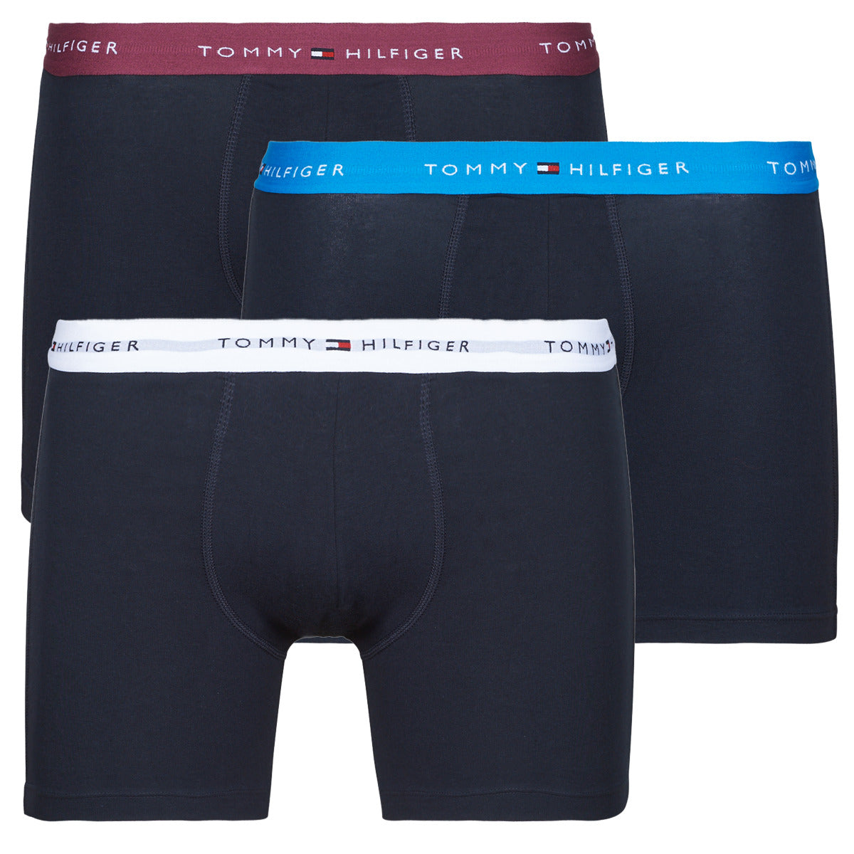 Boxer Uomo Tommy Hilfiger 3P BOXER BRIEF WB X3 Blu
