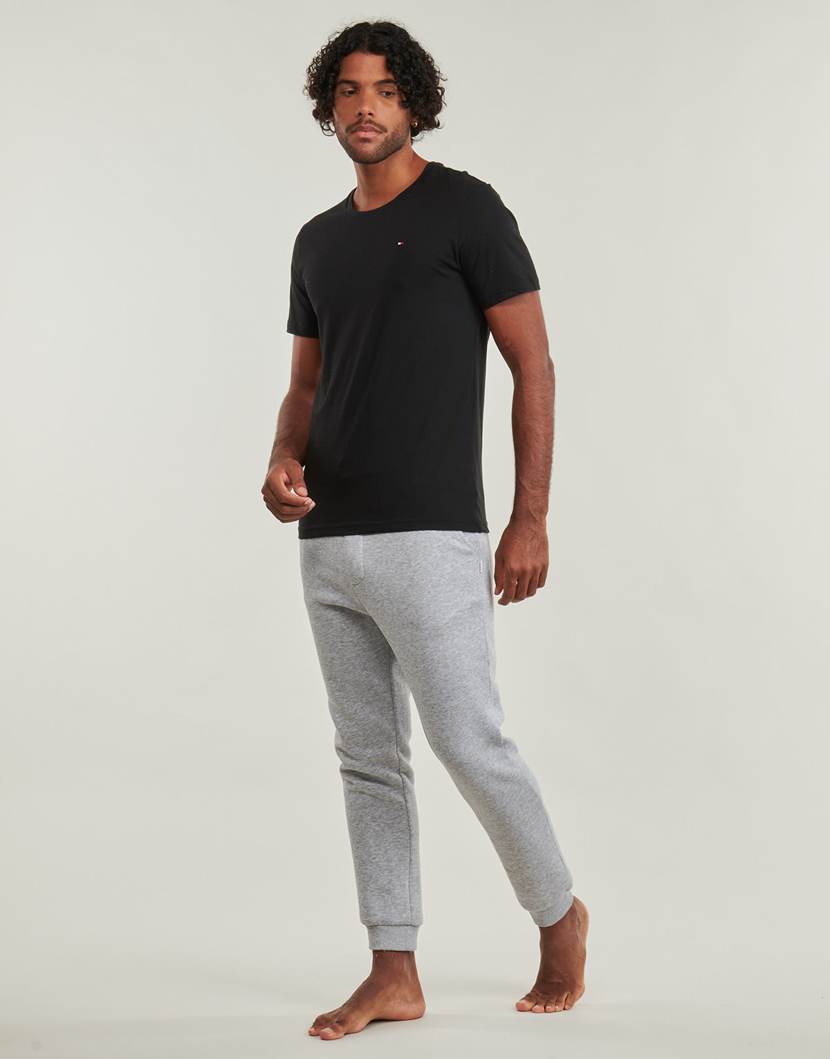 T-shirt Uomo Tommy Hilfiger  3P SS TEE X3  Nero