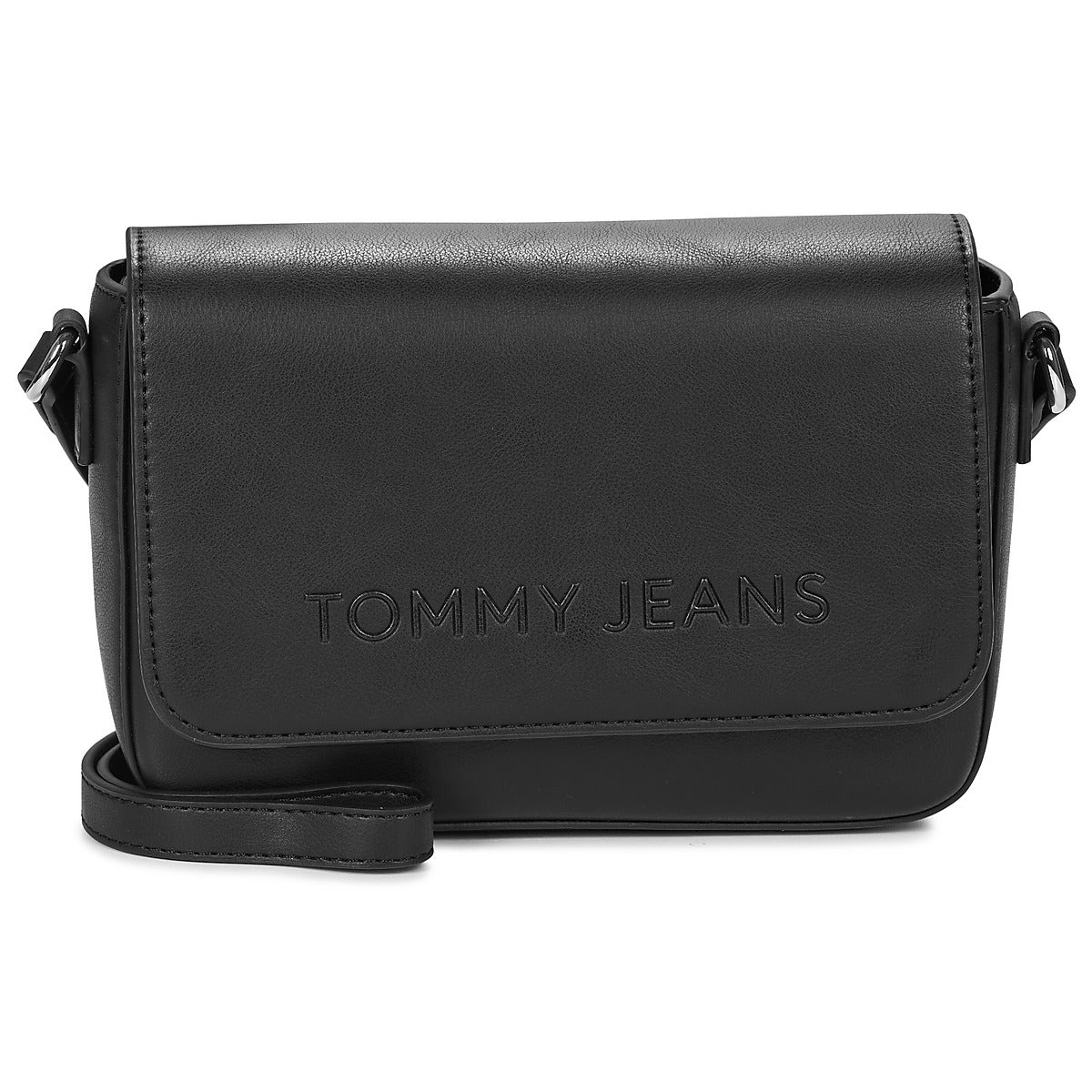 Borsa a tracolla Donna Tommy Jeans  ESS MUST FLAP CROSSOVER  Nero