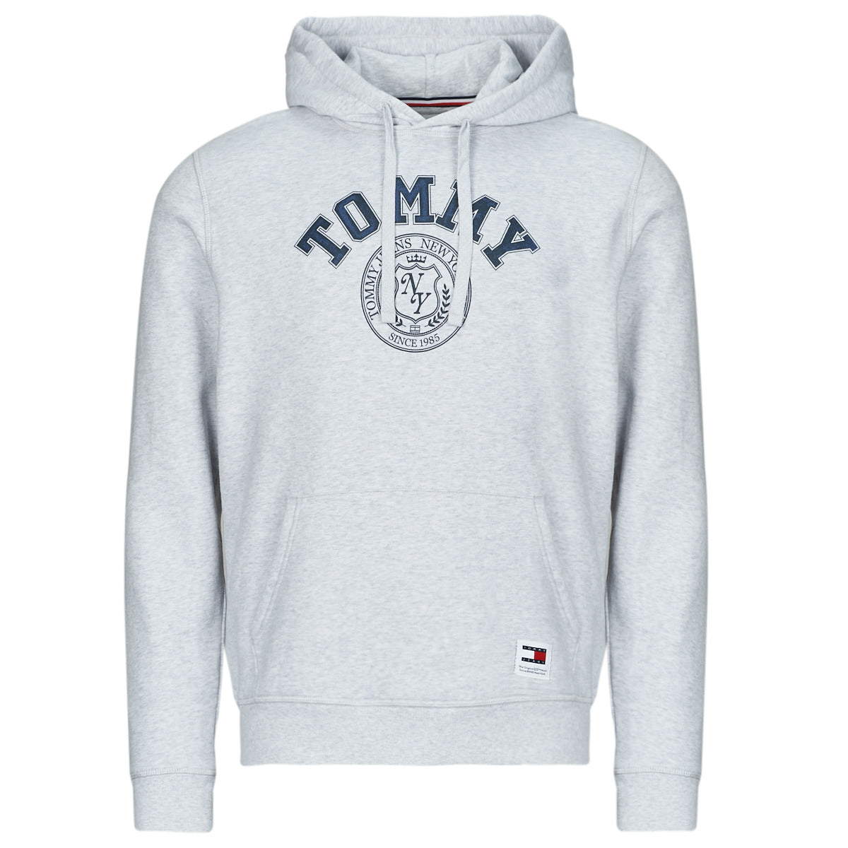 Felpa Uomo Tommy Jeans TJM REG WASHED PREP EXPLR HOODIE Grigio