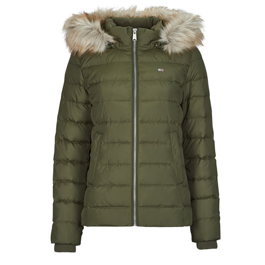 Piumino Donna Tommy Jeans  TJW BASIC HOODED DOWN JACKET EXT  Kaki