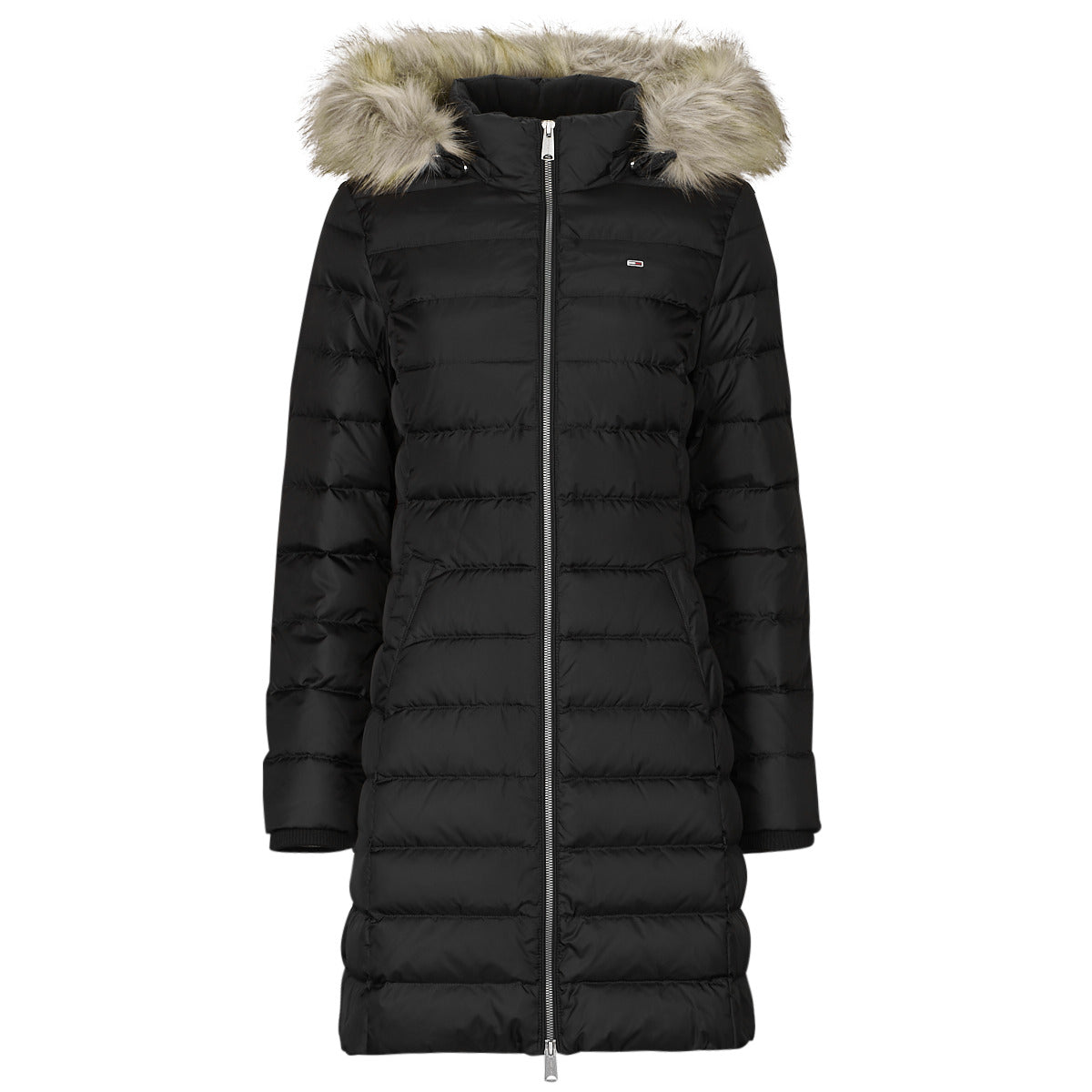 Piumino Donna Tommy Jeans TJW ESSENTIAL HOODED DOWN COAT Marine