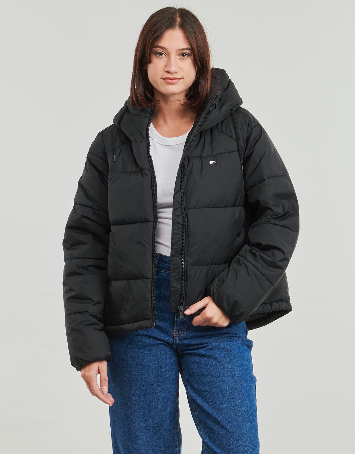 Piumino Donna Tommy Jeans TJW ASPEN PUFFER EXT Nero