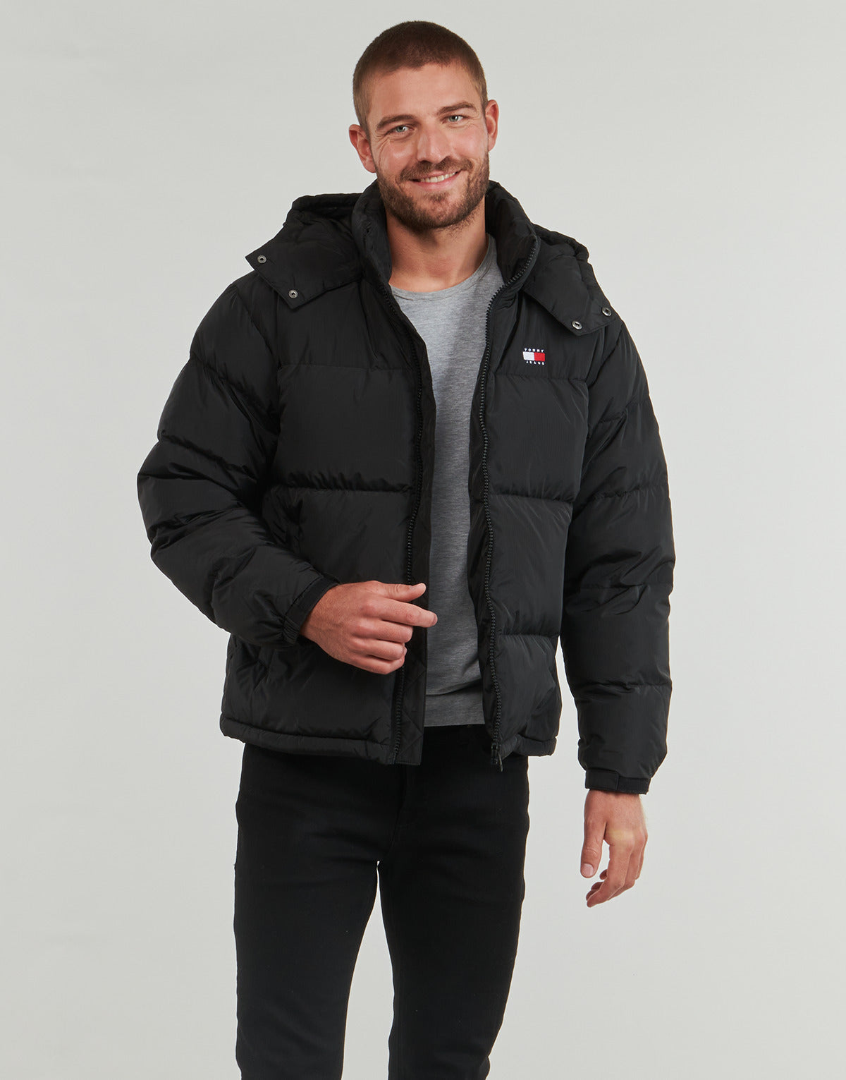 Piumino Uomo Tommy Jeans TJM ALASKA PUFFER EXT Nero