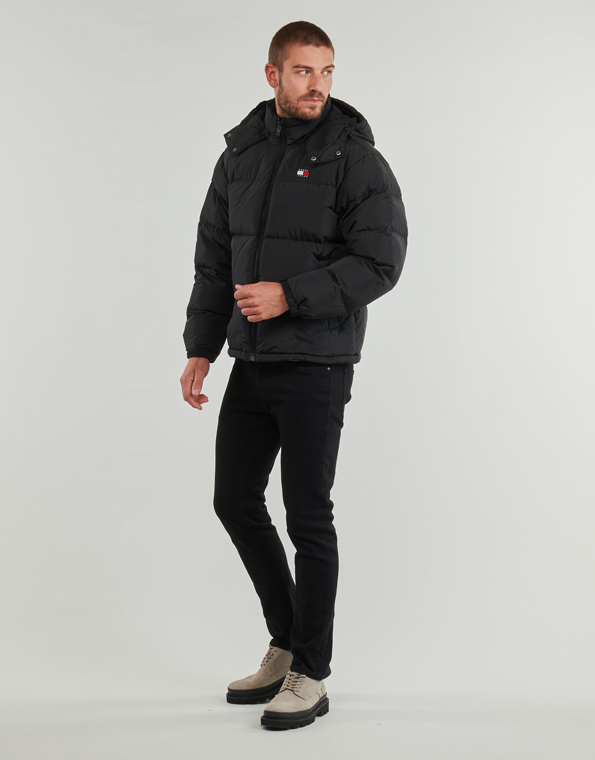 Piumino Uomo Tommy Jeans TJM ALASKA PUFFER EXT Nero