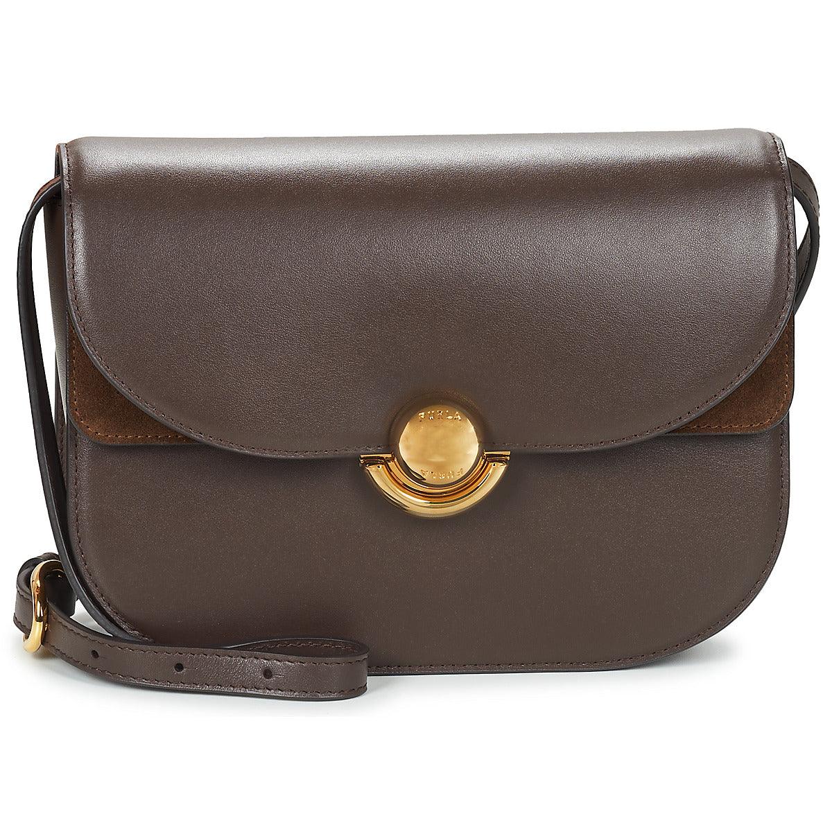 Borsa a tracolla Donna Furla  FURLA SFERA S CROSSBODY  Marrone