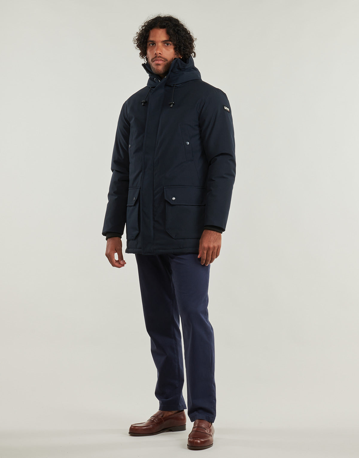 Parka Uomo Schott  ELDER  Marine