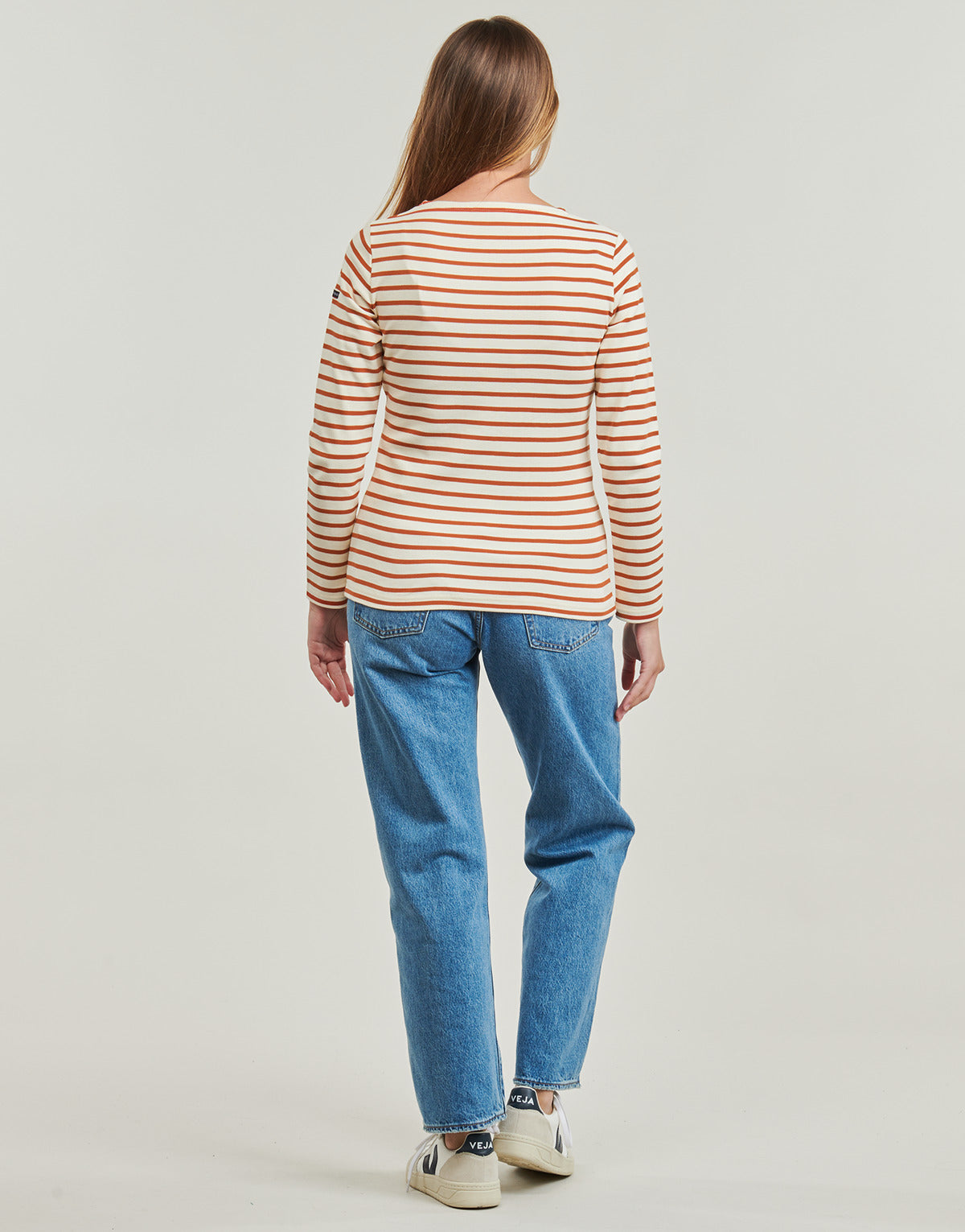 T-shirts a maniche lunghe Donna Armor Lux MARINIERE LESCONIL Bianco