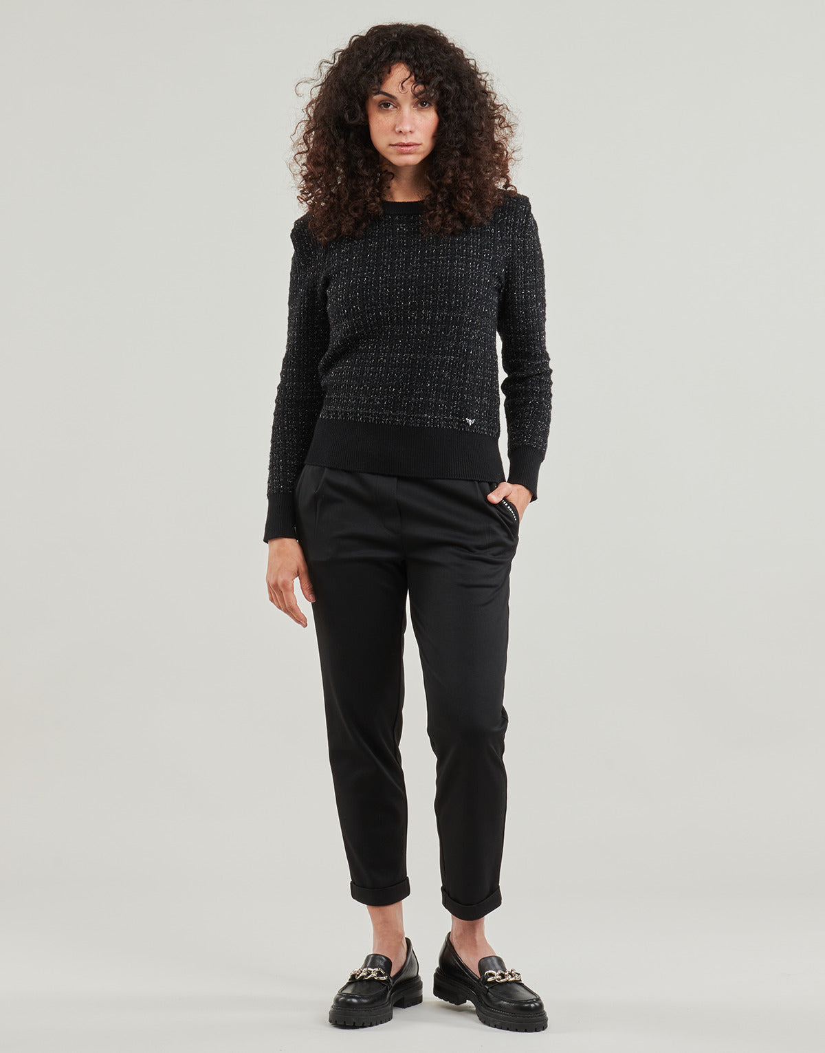 Pantalone Donna Les Petites Bombes CASSENDRA Nero