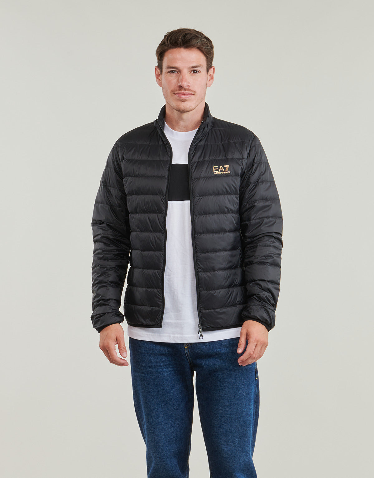 Piumino Uomo Emporio Armani EA7 CORE IDENTITY DOWN JACKET Nero