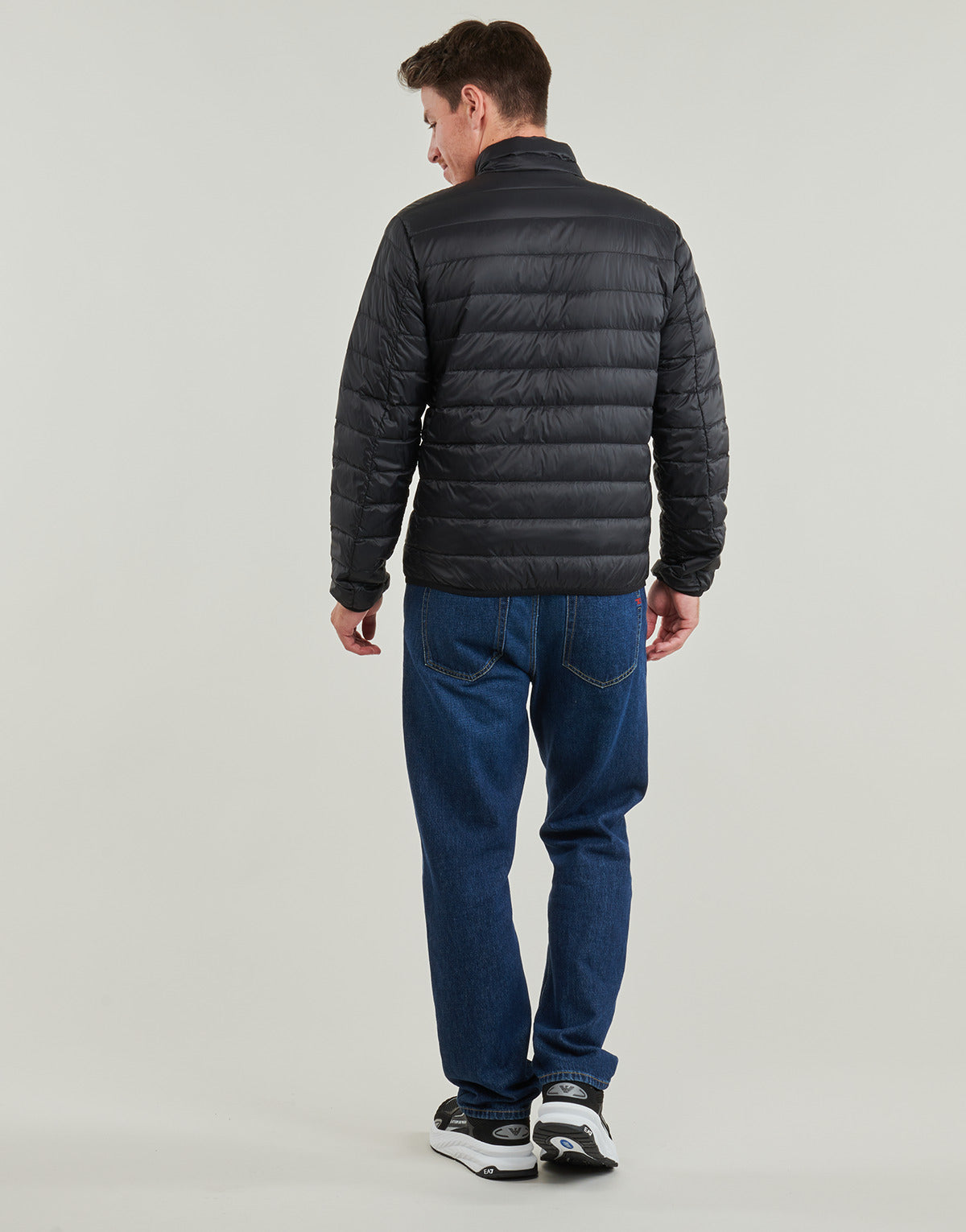 Piumino Uomo Emporio Armani EA7 CORE IDENTITY DOWN JACKET Nero